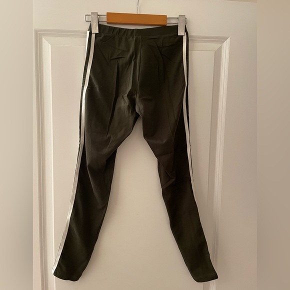 Classic Olive Green Adidas Leggings - Picture 2 of 6
